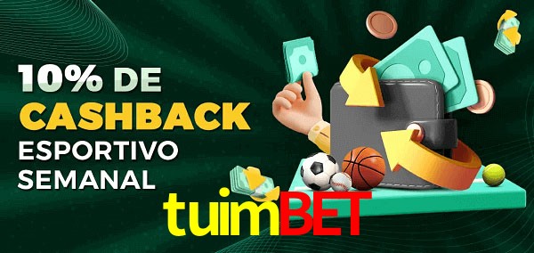 10% de bônus de cashback na tuimbet